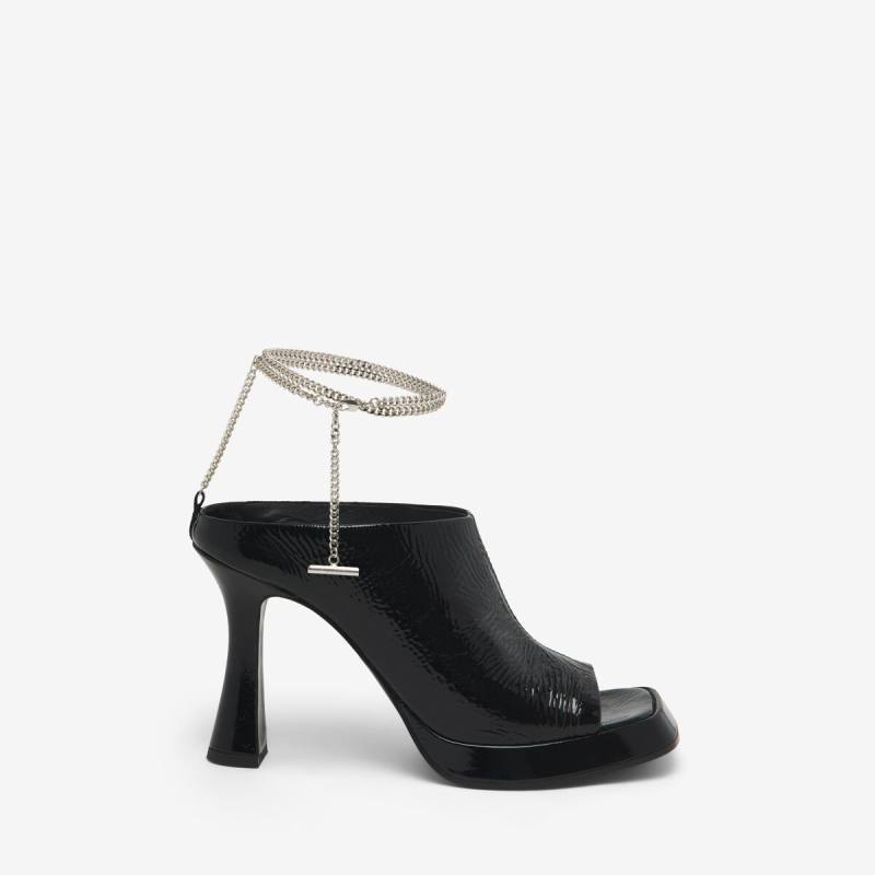 ALEXANDER MCQUEEN - The Flare Platform Sandal - Item 814231WIACP1064